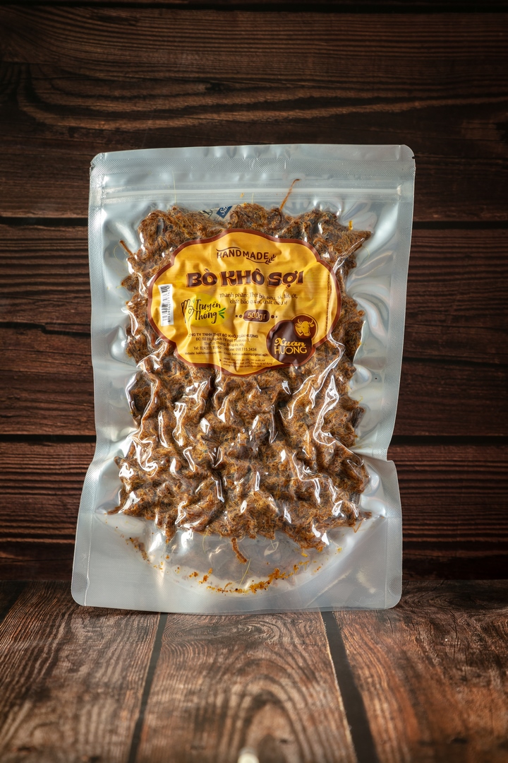 Bò Khô Sợi XUÂN HƯƠNG vị truyền thống thơm ngon 500g