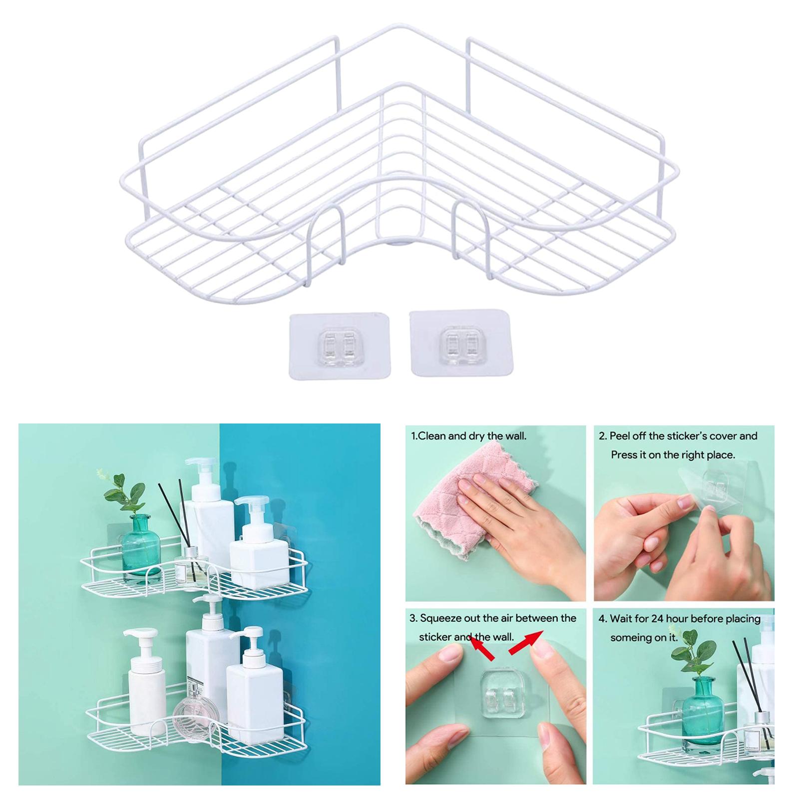 Corner Shelf Shower Caddy Bathroom Shelf Wall Mounted Shelf