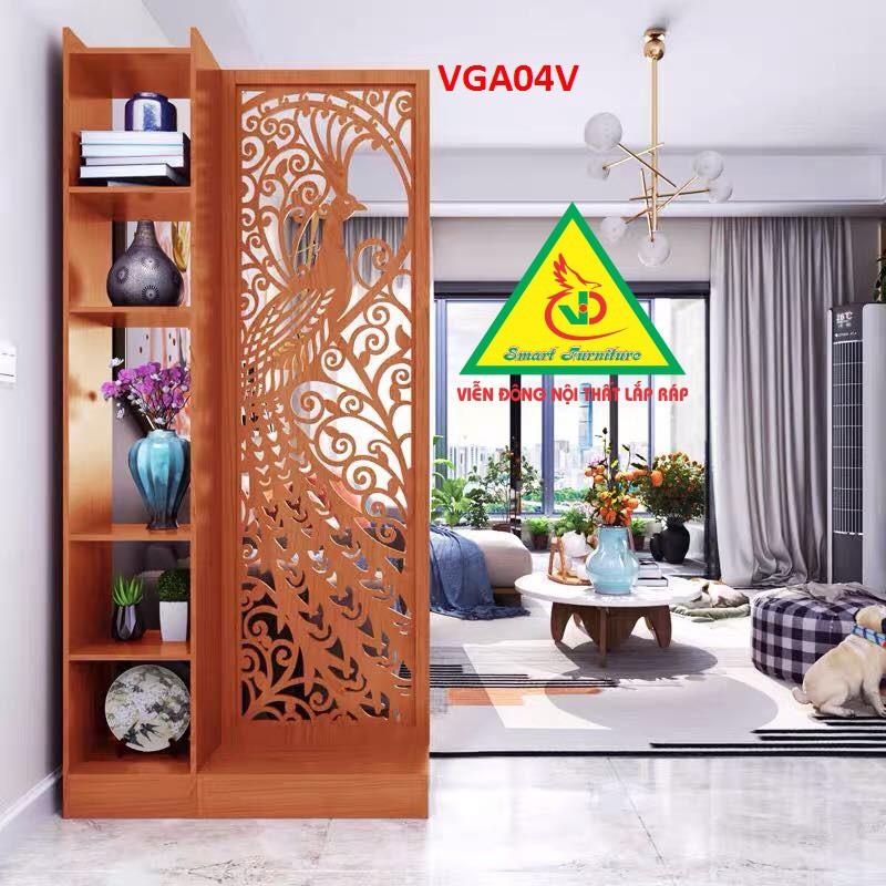 KỆ VÁCH NGĂN PHÒNG KHÁCH , NHÀ BẾP (1 VÁCH 1 KỆ) VGA01V