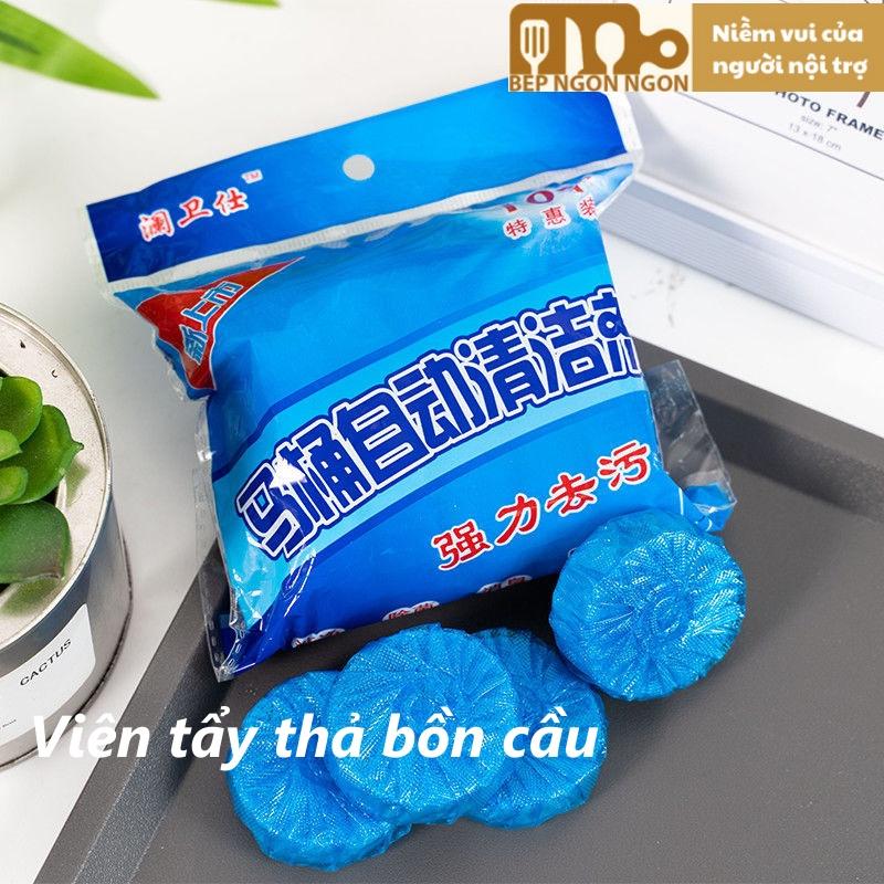 Túi 10 viên tẩy bồn cầu khử khuẩn, khử mùi hiệu quả 300 lần sử dụng_BEPNGONNGON