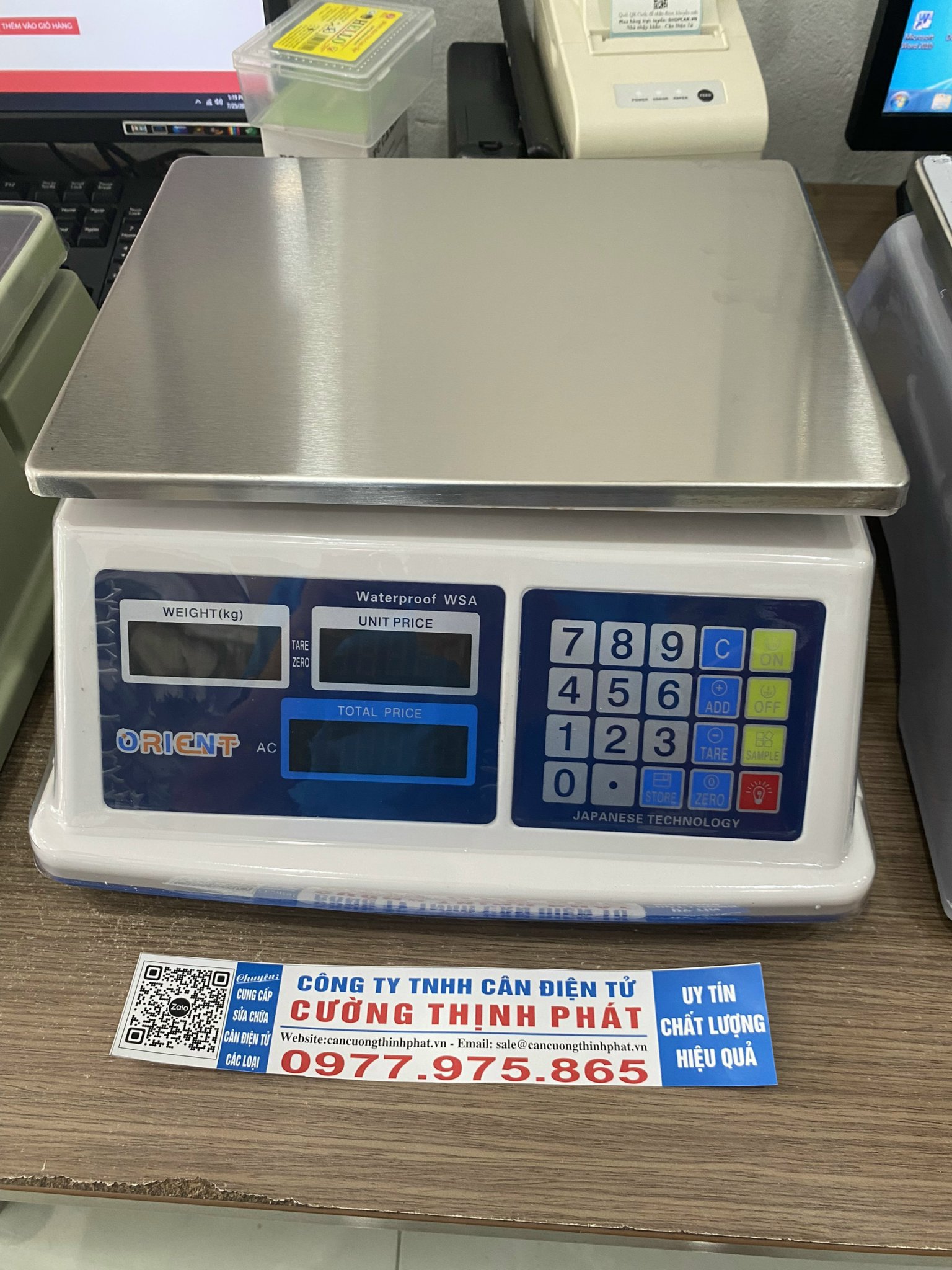 Cân Tính Tiền Chống Nước ACS 30KG GIÁ RẺ