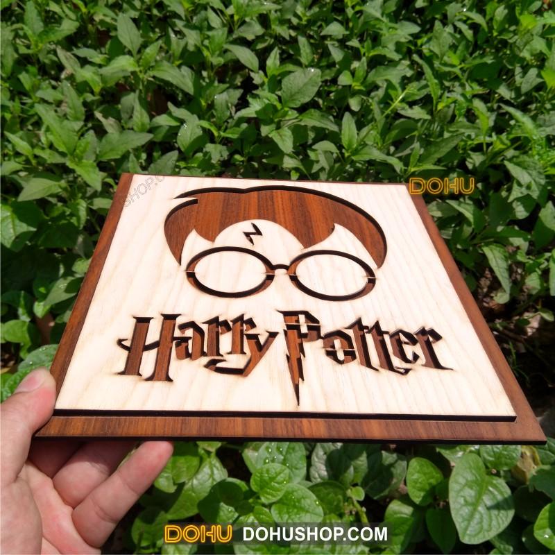 Tranh Gỗ Treo Tường Handmade DOHU003: Harry Potter - Thiết Kế Đơn Giản, Độc Đáo, Sang Trọng