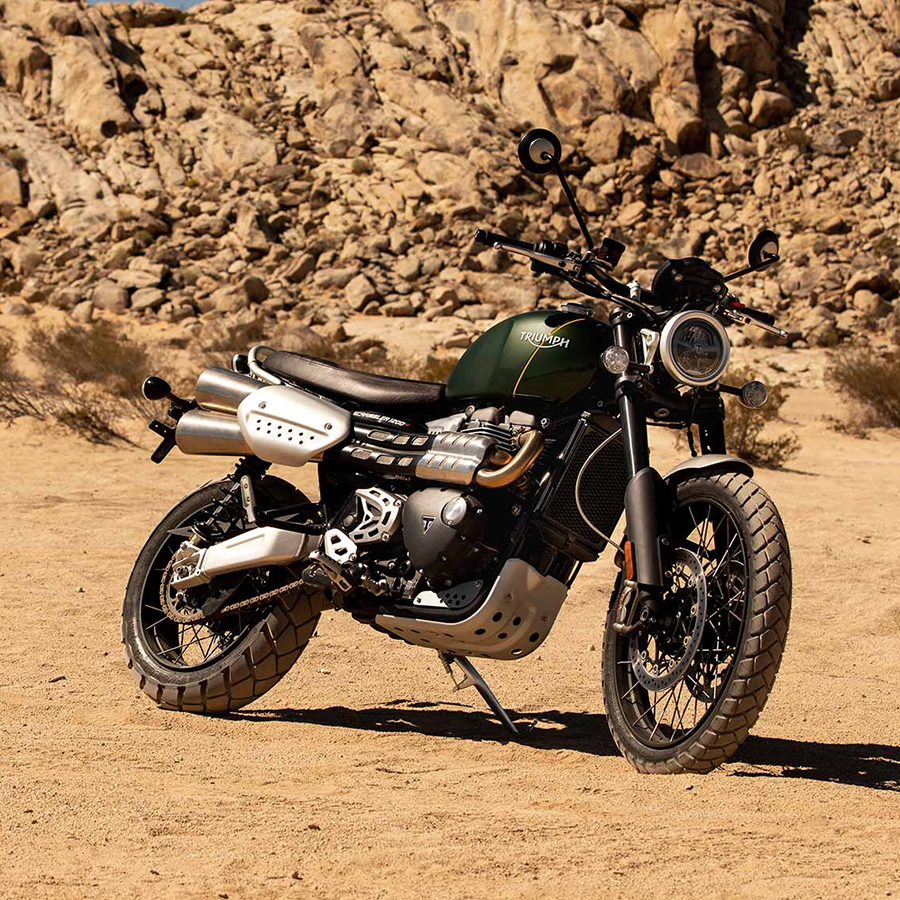 Xe Môtô Triumph Scrambler 1200 XC Xanh Rêu - Nhám