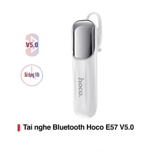 Tai nghe Bluetooth V5.0 Hoco E57 chất liệu cao cấp thời gian nghe gọi lâu ( 2 màu) - Hàng chính hãng