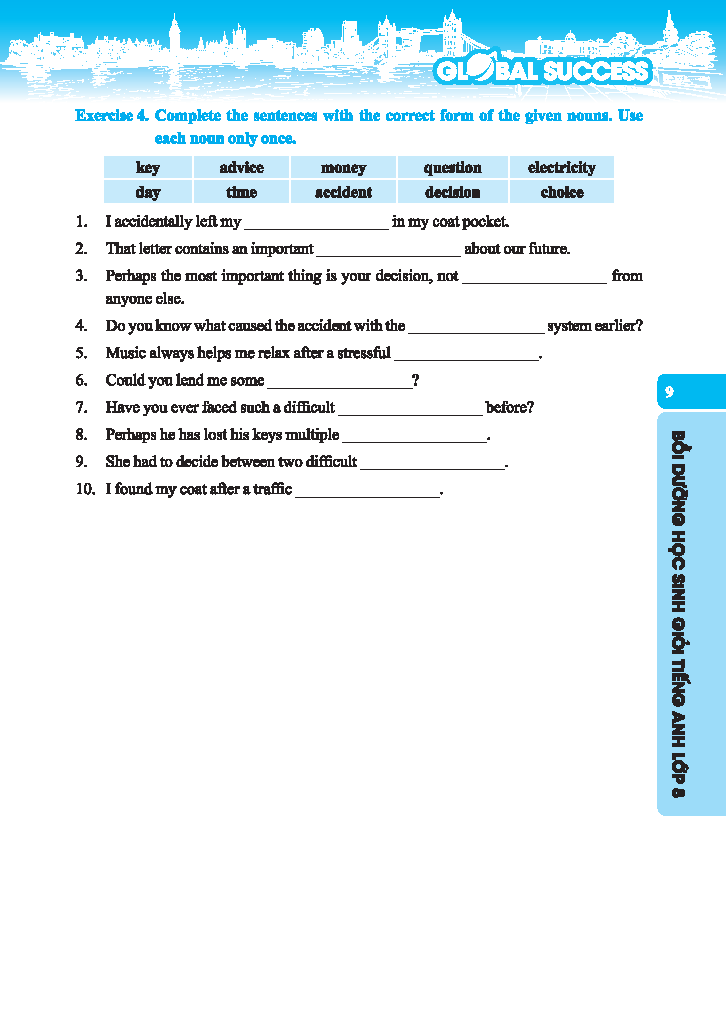 Global Success - Chinh Phục Ngữ Pháp Và Bài Tập Tiếng Anh Lớp 6 - Tập 2 (Có Đáp Án) (Tái Bản)