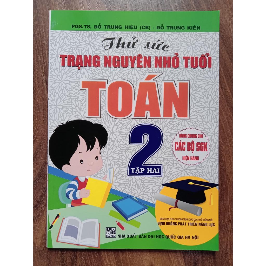 Sách - Combo Thử Sức Trạng Nguyên Nhỏ Tuổi Môn Toán Lớp 2 (Tập 1+ Tập 2)