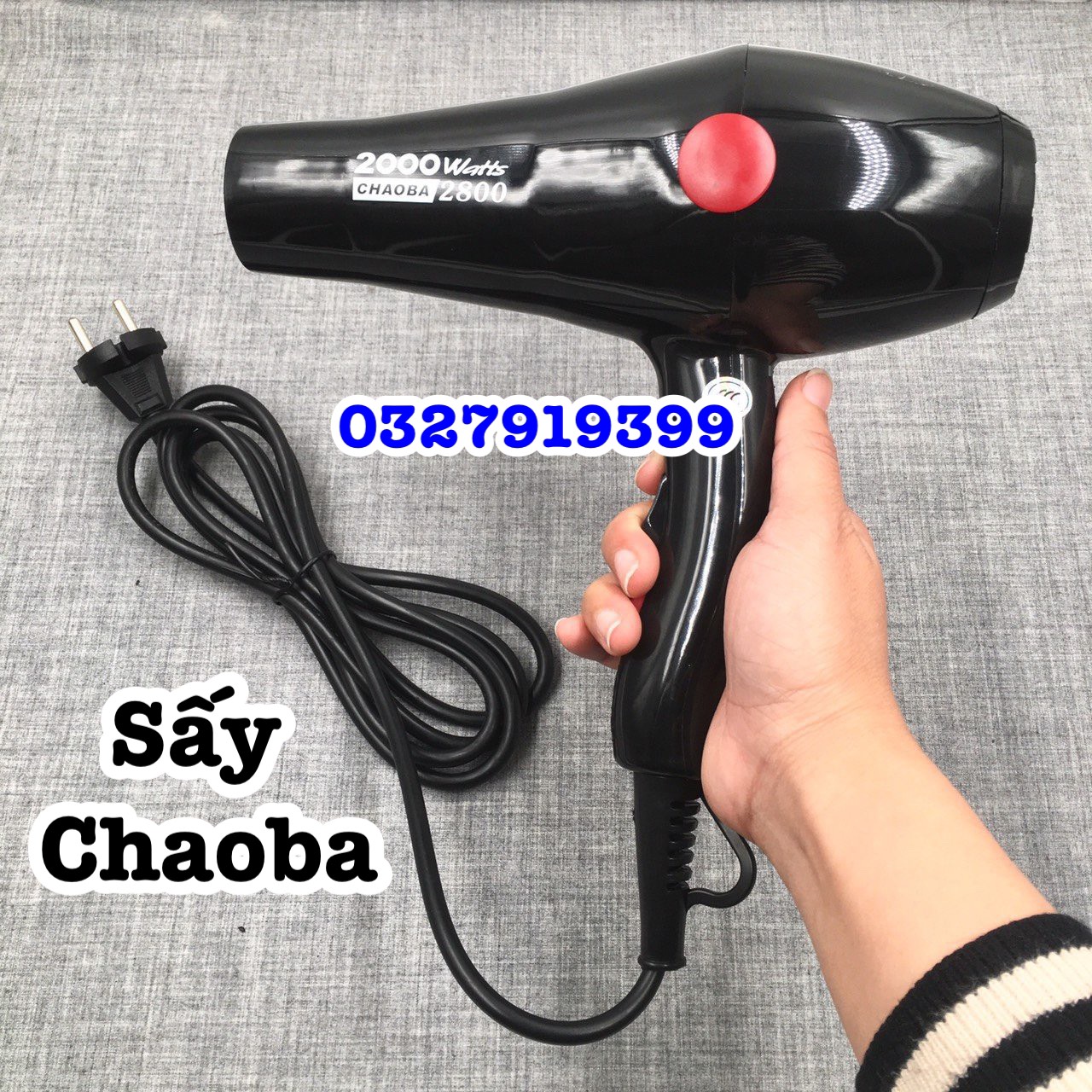 Máy sấy tóc cao cấp CHAOBA 2800 Công suất lớn 2000W