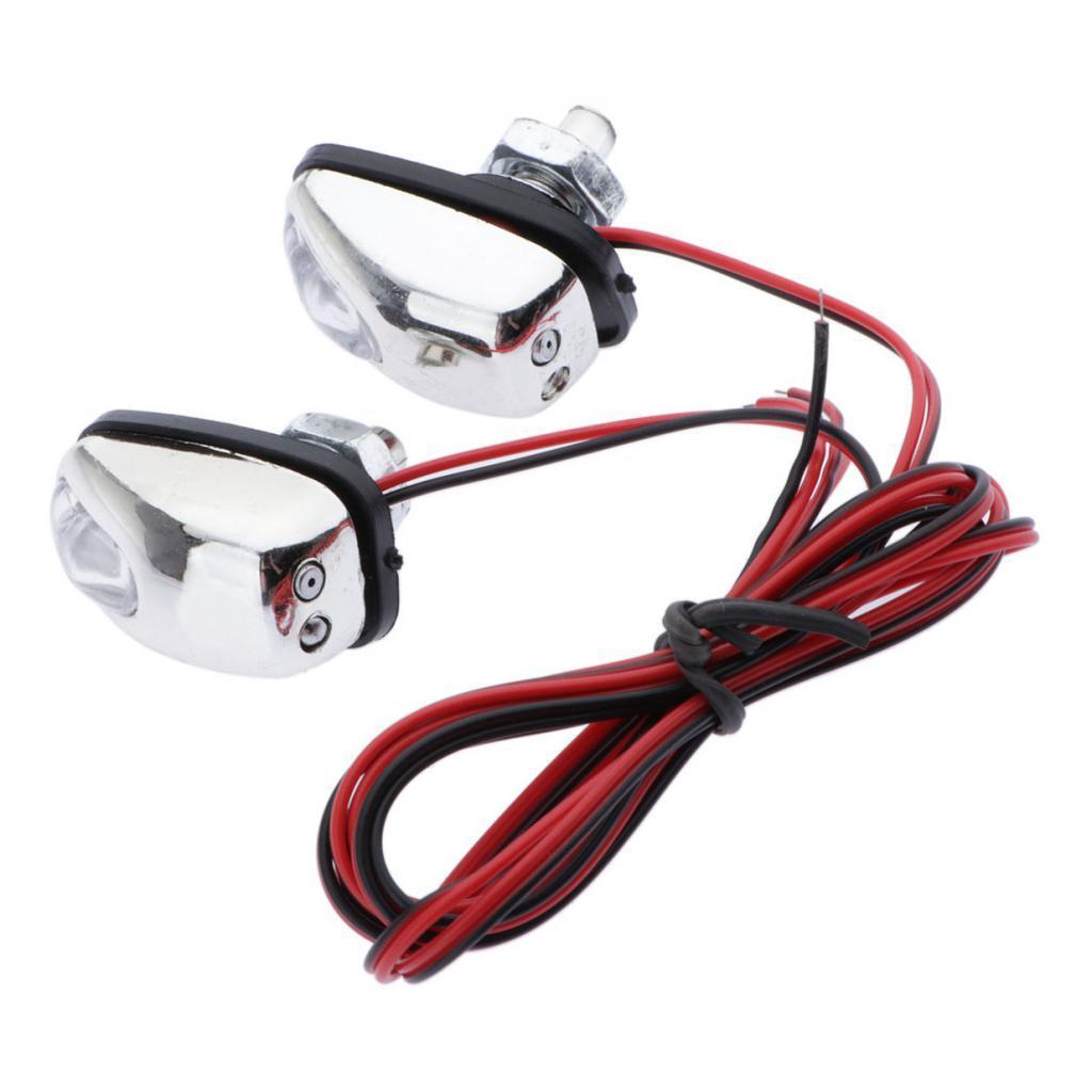 3-4pack 1 Windshield Spray Nozzle Wiper Washer With LED Light