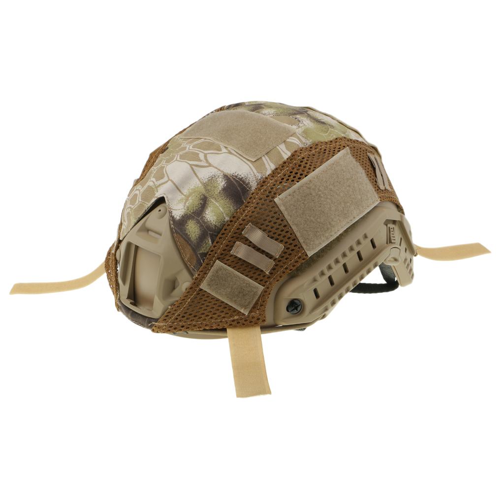 Camouflage Nylon Army Game Gear Combat Helmet Accessories Cover for Fast Helmets