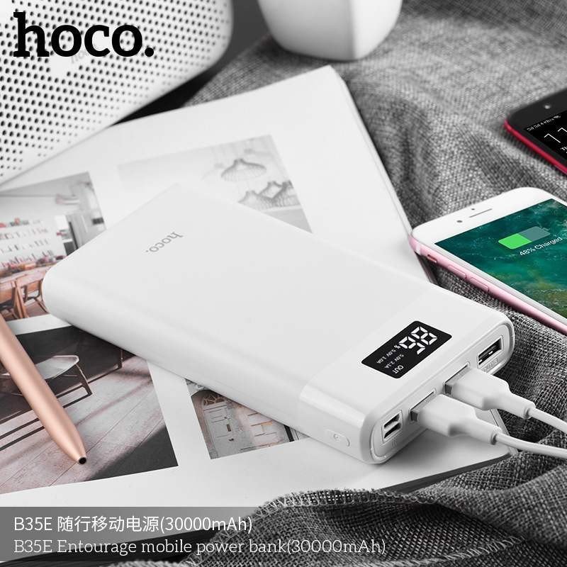 Sạc dự phòng Hoco B35E 30.000 mAh - Hàng Nhập Khẩu