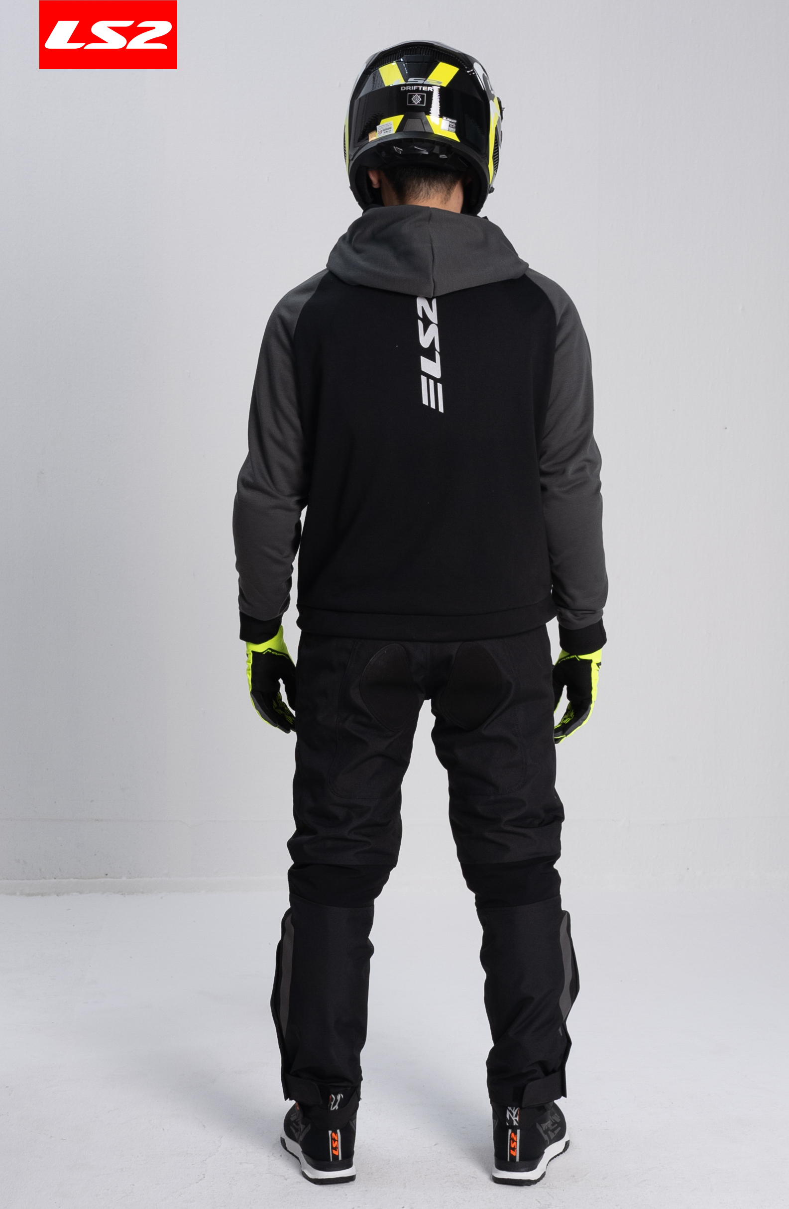 Áo Hoodie Bảo Hộ Mô Tô, Xe Máy LS2 Throttle Man