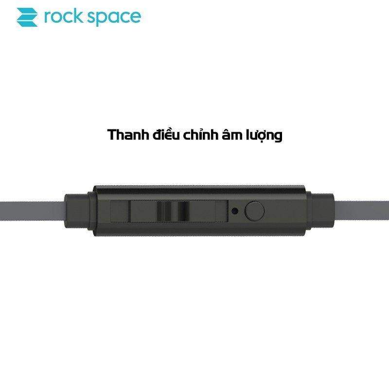 Tai Nghe Nhét Tai Có Dây Rockspace Mula S jack cắm 3.5mm có mic nghe nhạc chơi game - Hàng chính hãng bảo hành 12 tháng 