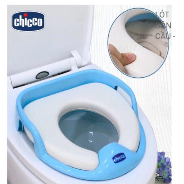 Lót bồn cầu Chicco cho bé, bệ ngồi toilet, thu nhỏ bồn cầu, bệ xí thu nhỏ cho bé