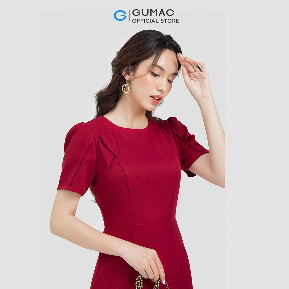 Đầm body GUMAC DC06012 phối phụ kiện