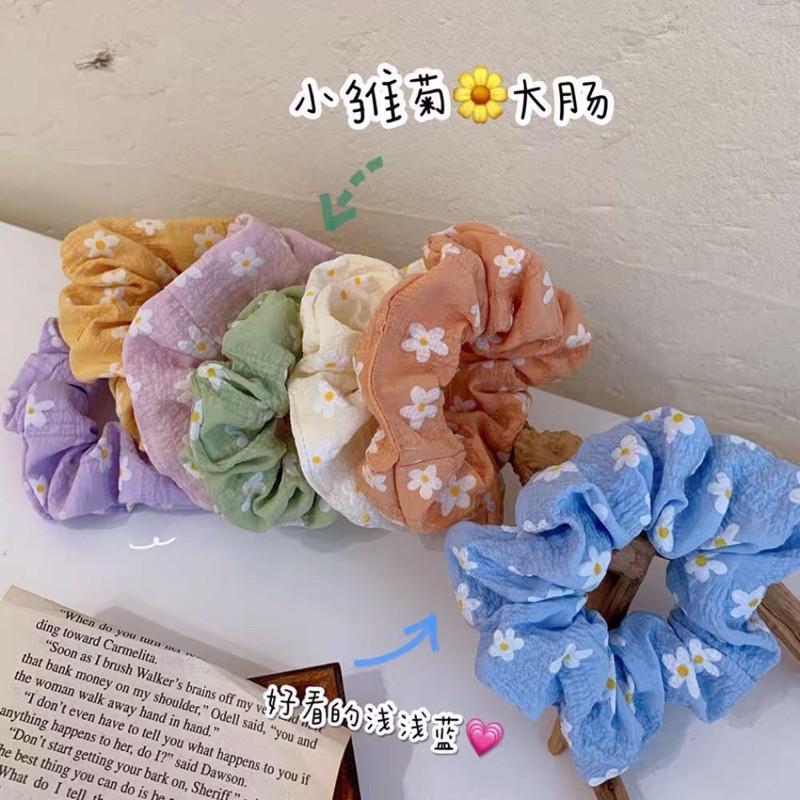 Dây cột tóc - scrunchies hoa cúc