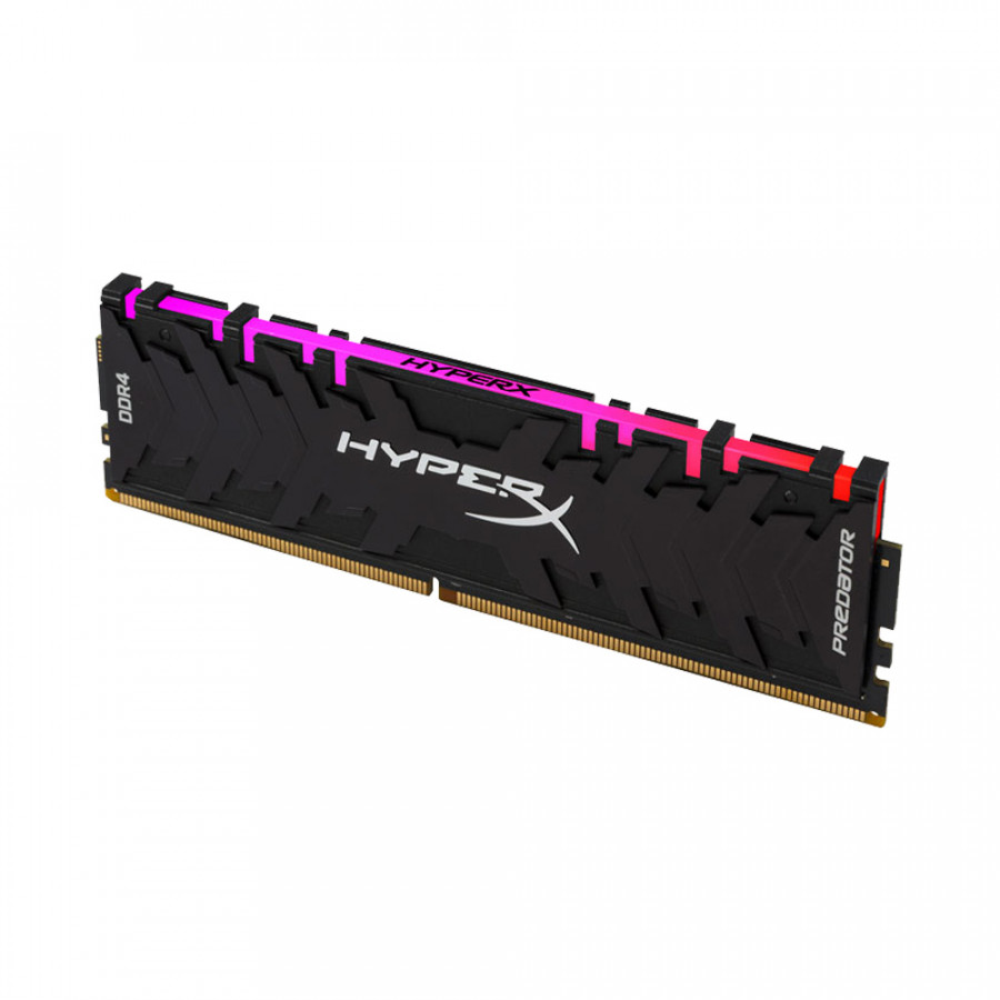 Ram PC Kingston HyperX Predator DDR4 RGB 8GB Bus 3200 Black CL16 XMP (1x8GB) HX432C16PB3A/8 - Hàng Chính Hãng