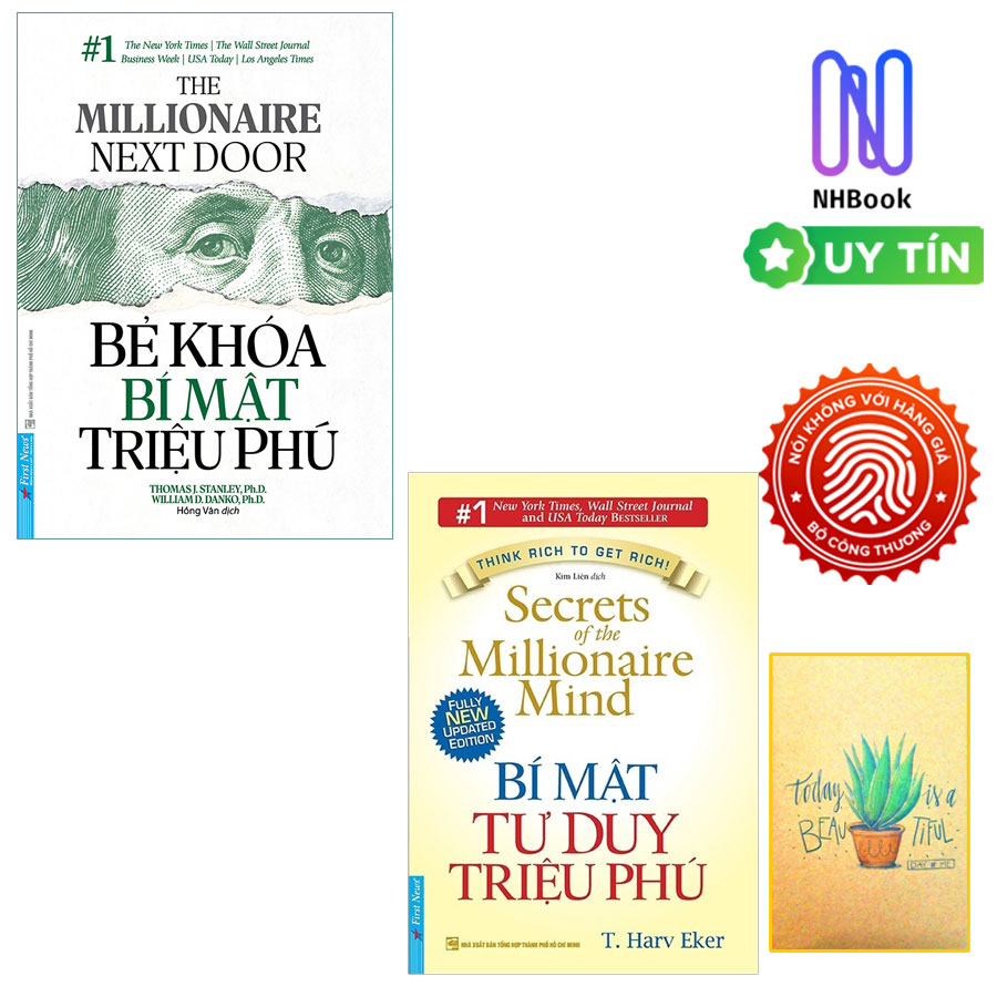 Combo Bẻ Khóa Bí Mật Triệu Phú Bí Mật Tư Duy Triệu Phú Học Lỏm Bí Kíp Làm Giàu Từ Các Triệu Phú Sách Kinh Tế Hay