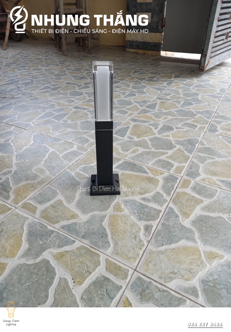 Đèn Cột Sân Vườn 7w Chống Nước DSV-1168 40cm - Led Siêu Sáng - Chiếu Sáng Lối Đi - Có Video
