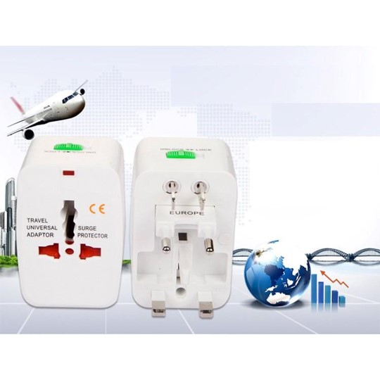 Ổ cắm du lịch, ổ cắm chuyển đổi 3 chấu ra 2 chấu và ngược lại, chân xéo. ổ cắm điện tiện dụng