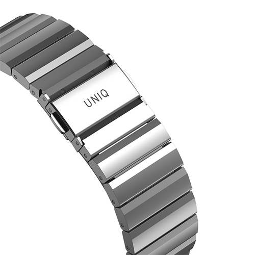 Dây Đeo UNIQ Strova Steel Link Band dành cho AppleWatch 44/42MM - Hàng Chính Hãng