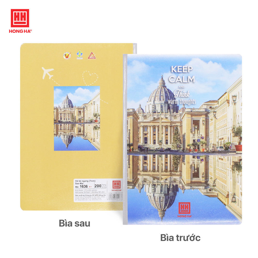 Vở kẻ ngang 200 trang Sao mai sắc màu - 1636 (10 quyển)