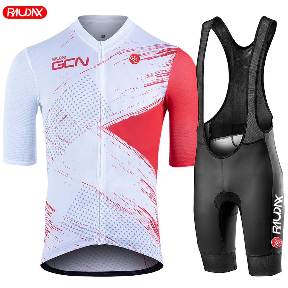 Raudax Gcn Mùa Hè 2023 Bộ Quần Áo Đạp Xe Jersey Người Ngắn Tay Xe Đạp Đi Xe Đạp Mặc Ba Môn Phối Hợp Xe Đạp Quần Áo Xe Đạp MTB Áo Sơ Mi Color: cycling jersey 3 Size: XS