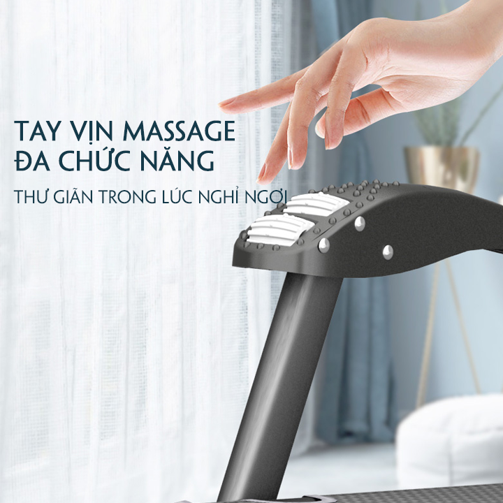 Ghế xếp kiêm giường có lăn tay massage tặng nệm nằm ngủ 68x178cm