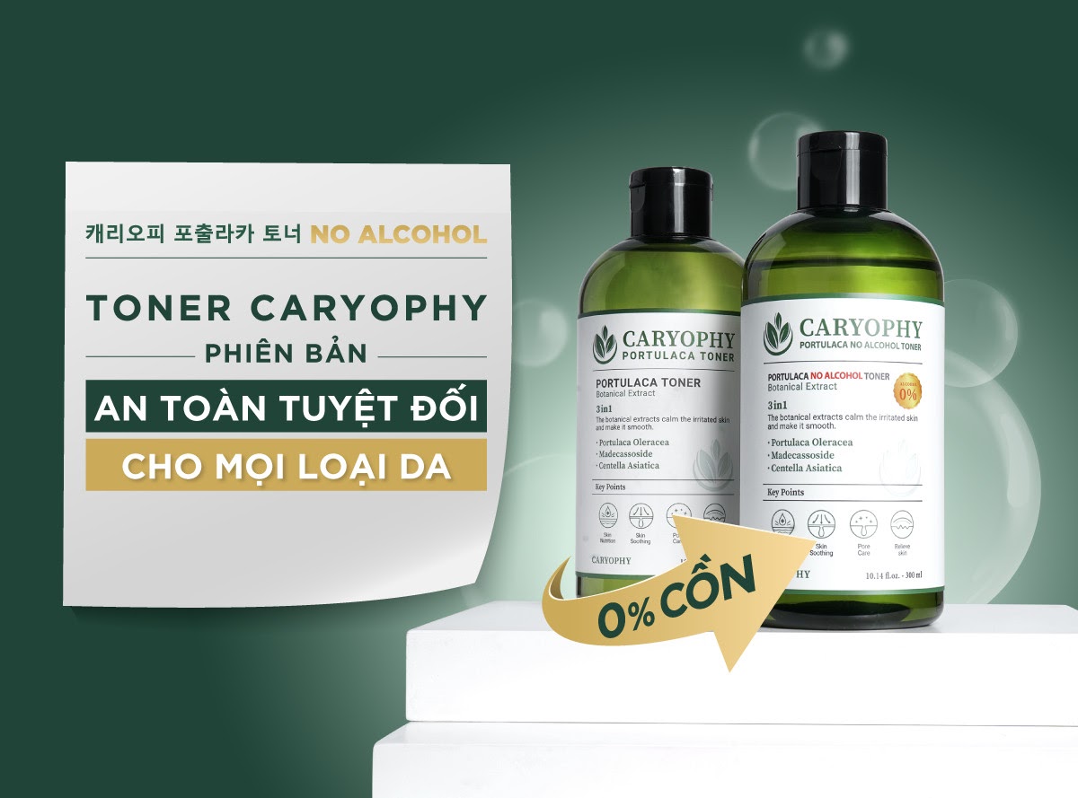 Toner Ngăn Ngừa Mụn Caryophy