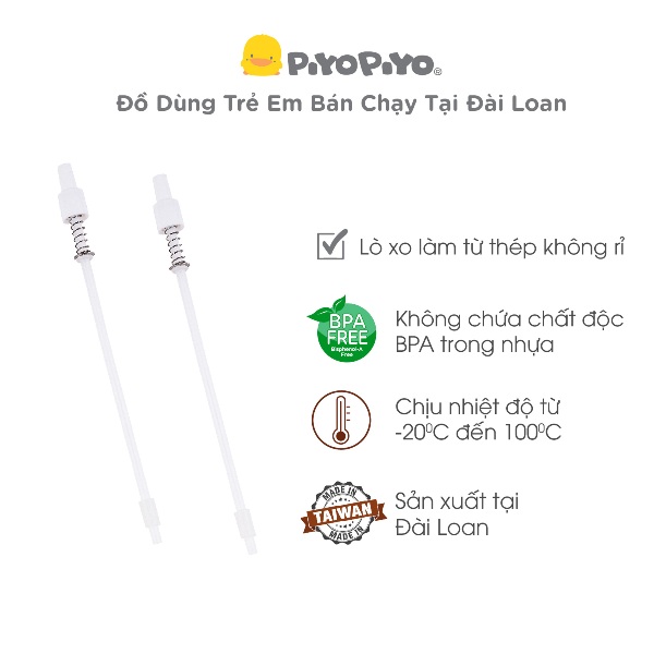 Ống hút thay thế Piyo Piyo, thay vào bình nước 800ml, 600ml, bình giữ nhiệt 420ml