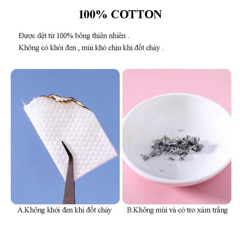Khăn Mặt Khô Dùng 1 LầnCuộn Tẩy Trang, Lau Khô, Lau Ướt Giấy Cotton Lau Mặt Dùng Một Lần Mocco Mẫu Mới