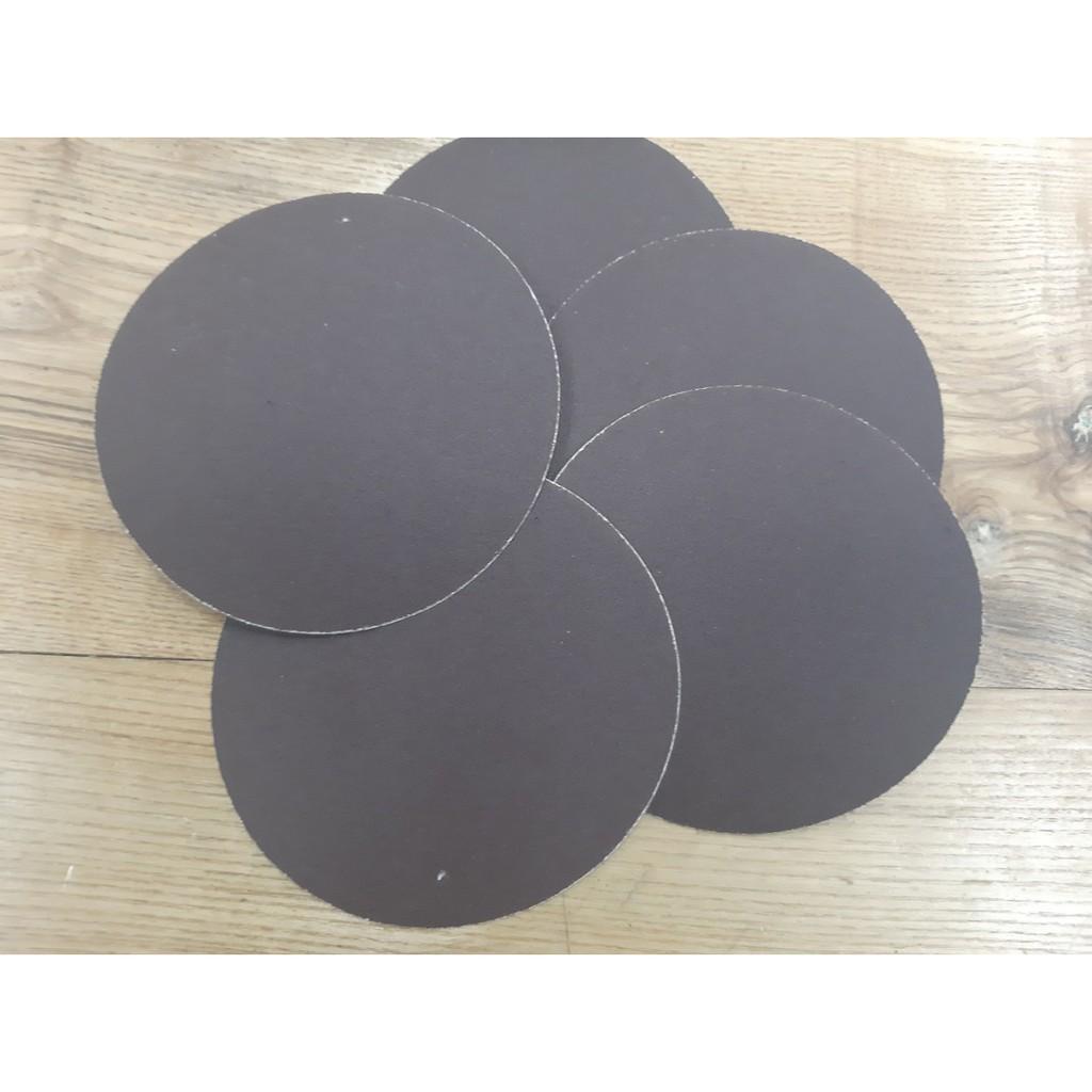 Giấy nhám tròn đế lông đường kính 100mm