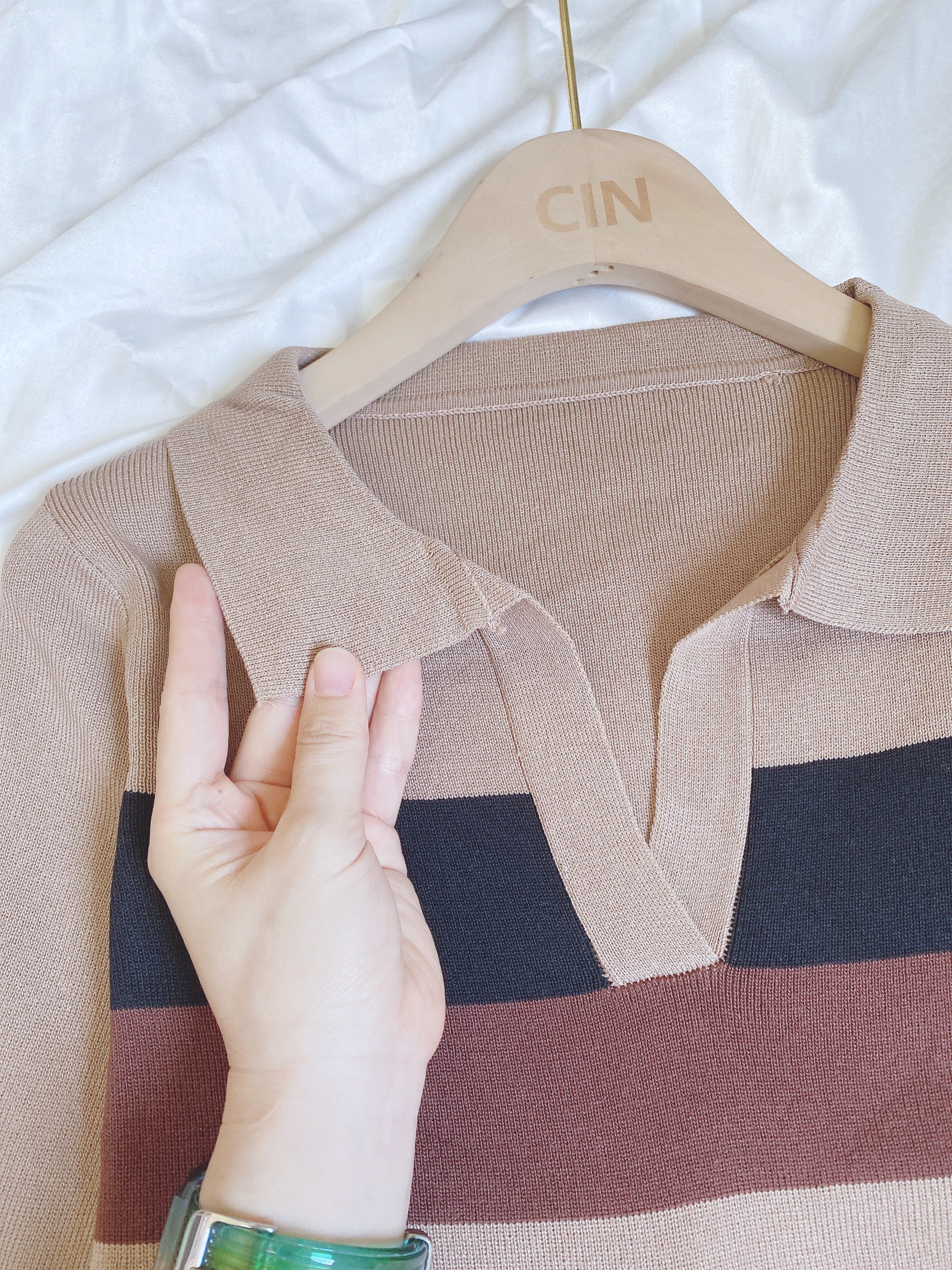 Áo len nữ cổ đức ATN588