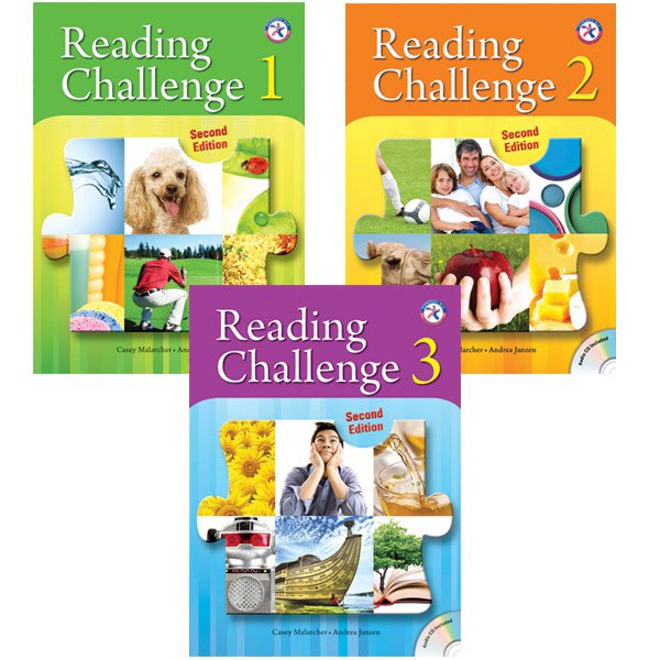 Combo 3 quyển Reading Challenge 1,2,3 Second Edition - Student Book + Free audio mp3 - Sách chuẩn nhập khẩu trực tiếp từ NXB Compass