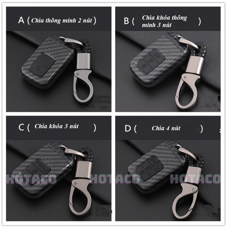 Bao da chìa khóa, da thật 4D, ốp da chìa khóa xe ô tô dành cho xe HONDA CITY, CRV, CIVIC, ACCORD