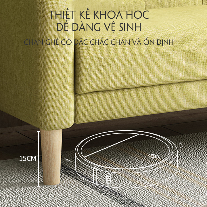 Ghế Sofa Thông Minh Đa Năng, SOFA Giường Gấp Gọn Đệm Bọt Biển Có Tay Vịn Phù Hợp Để Phòng Khách, Cửa Hàng - Có 3 Màu