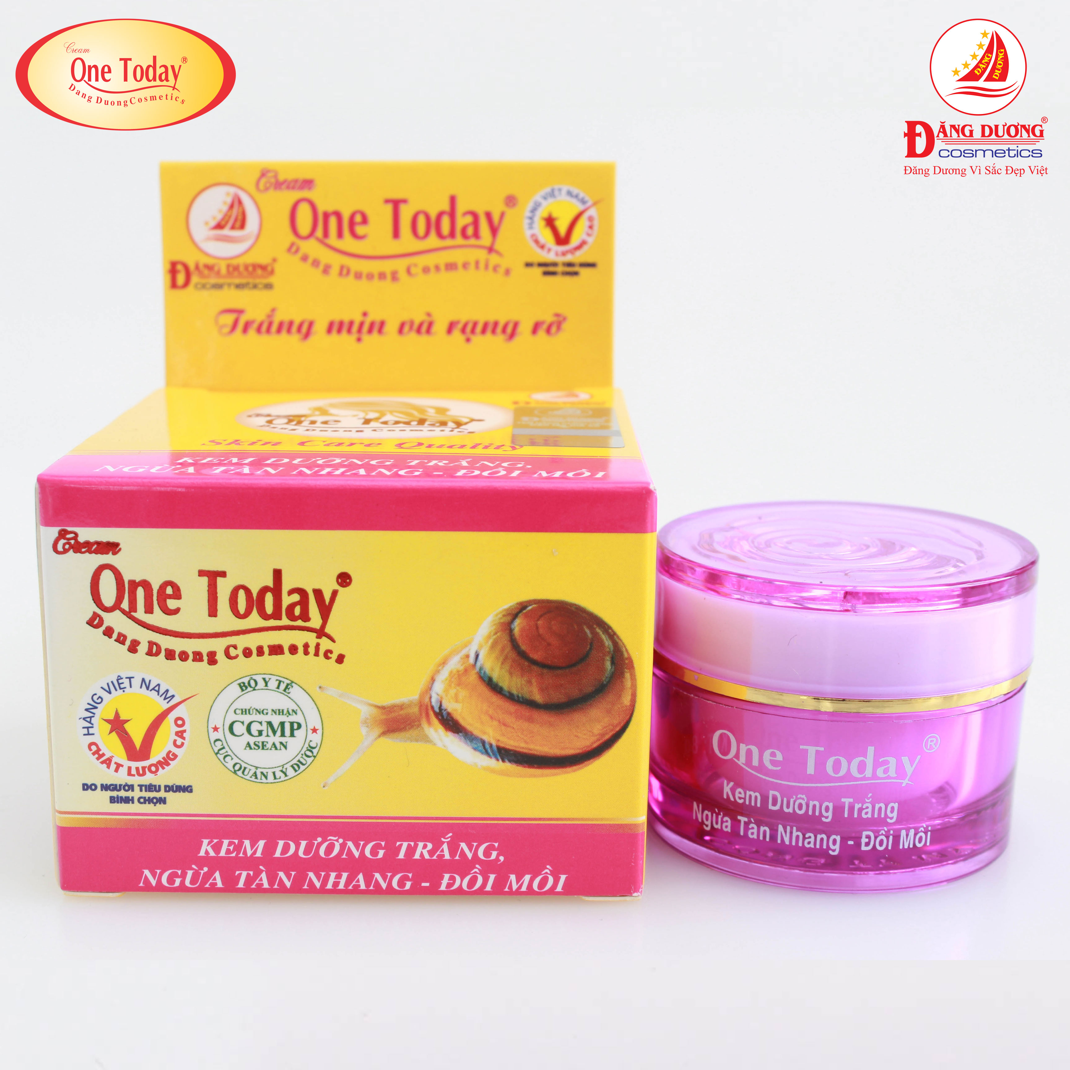 ONE TODAY - KEM DƯỠNG TRẮNG NGỪA TÀN NHANG - ĐỒI MỒI - 8g