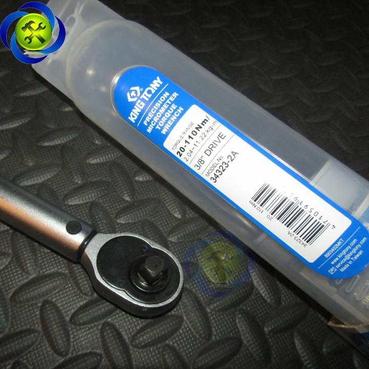 Cần siết lực 3 phần 8 Kingtony 34323-2A 20-110N.m dài 370mm