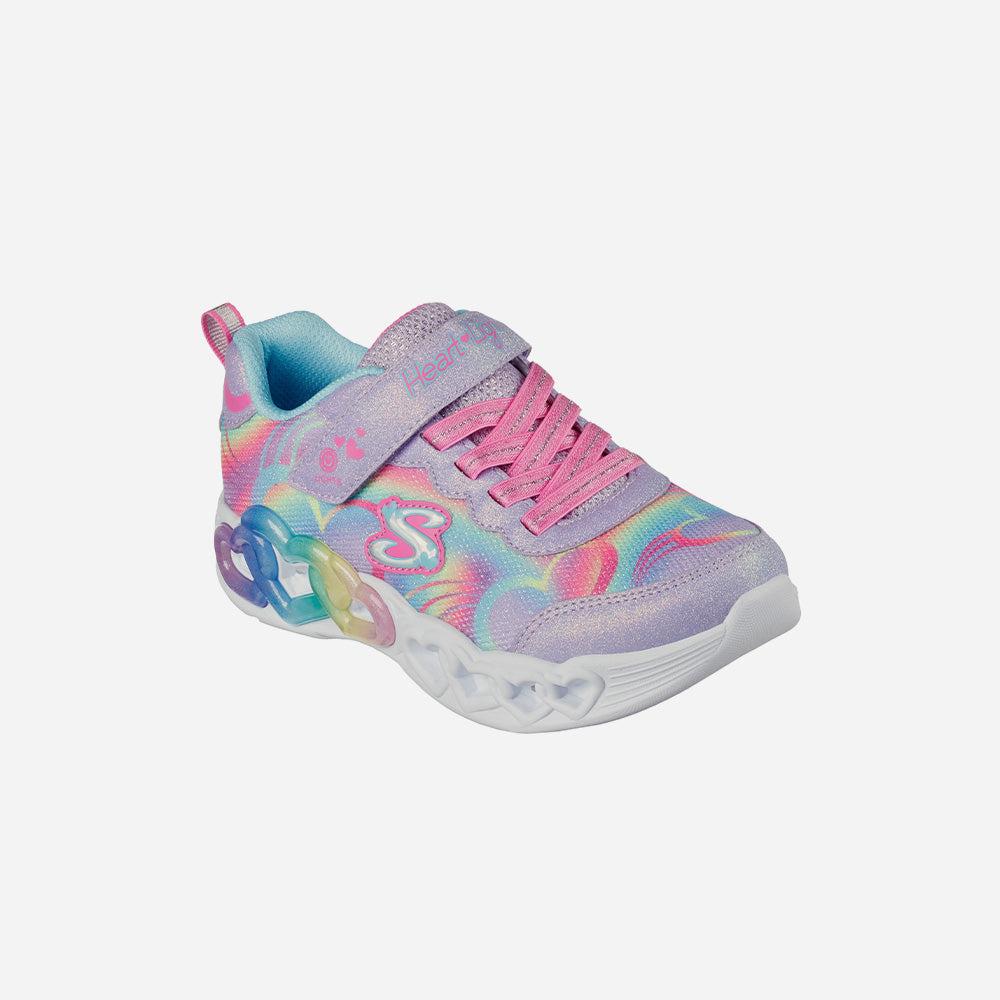 Giày sneaker bé gái Skechers Infinite Heart Lights - 303750L-LVMT