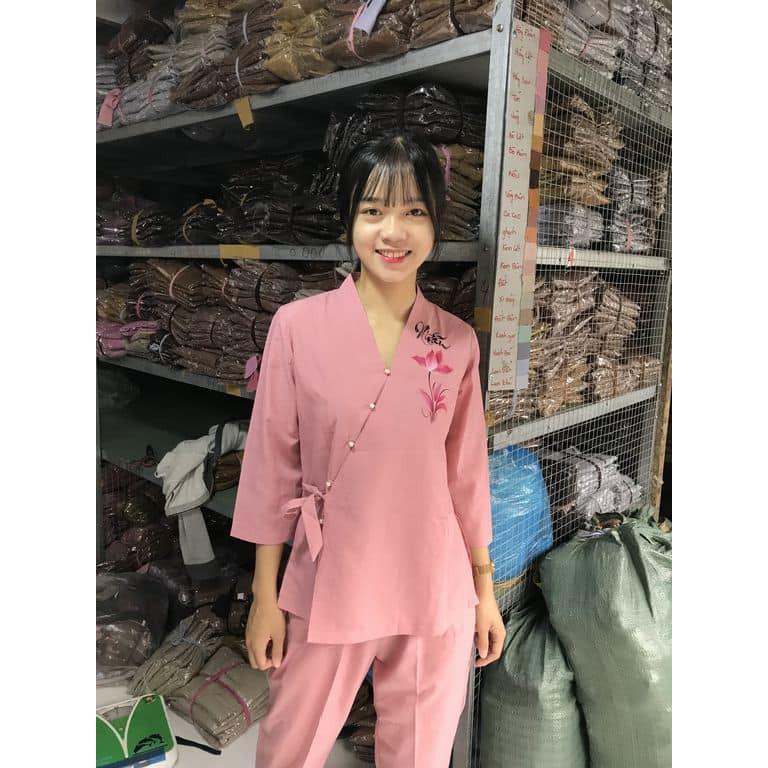 ĐỒ LAM ĐI CHÙA # ĐỒ ĐI CHÙA # PHÁP PHỤC PHẬT GIÁO #Nkật Vẽ kate 102