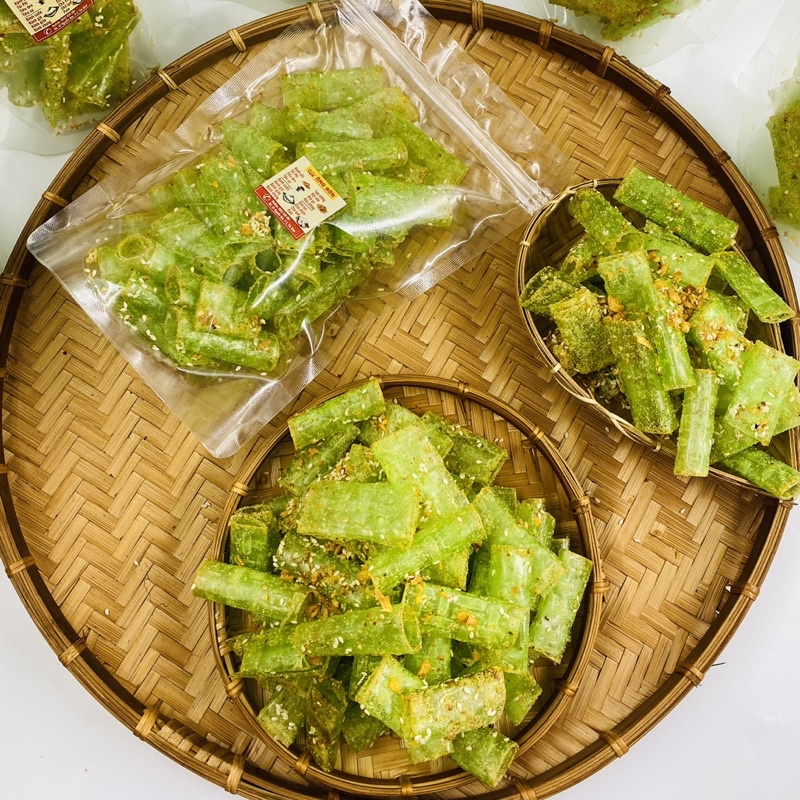 Bánh Tráng Cuộn Phô Mai Lá Dứa - Cay Nhẹ, Thơm Dẻo, Đậm Đà Vị Lá Dứa