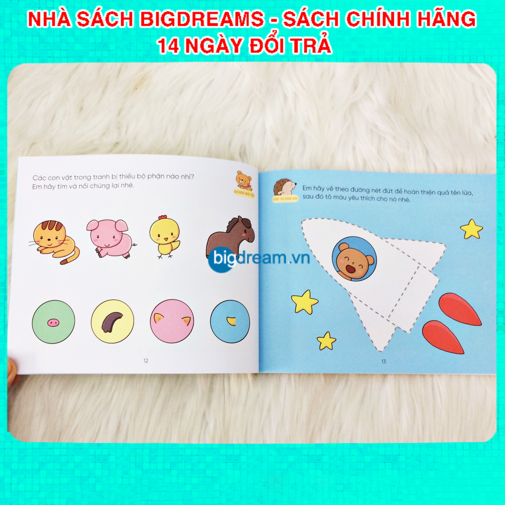 Hỏi đáp thông minh Rèn luyện não trái và não phải Tập 1 - Phát triển tư duy cho bé