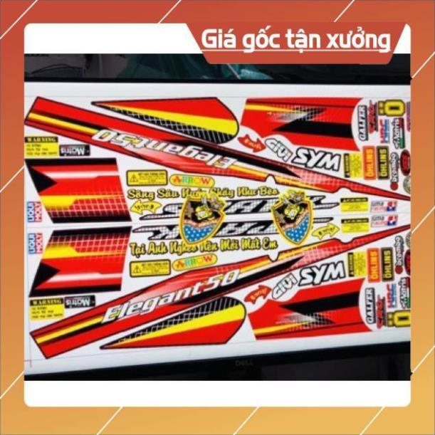 Tem rời elegant spark đỏ đen