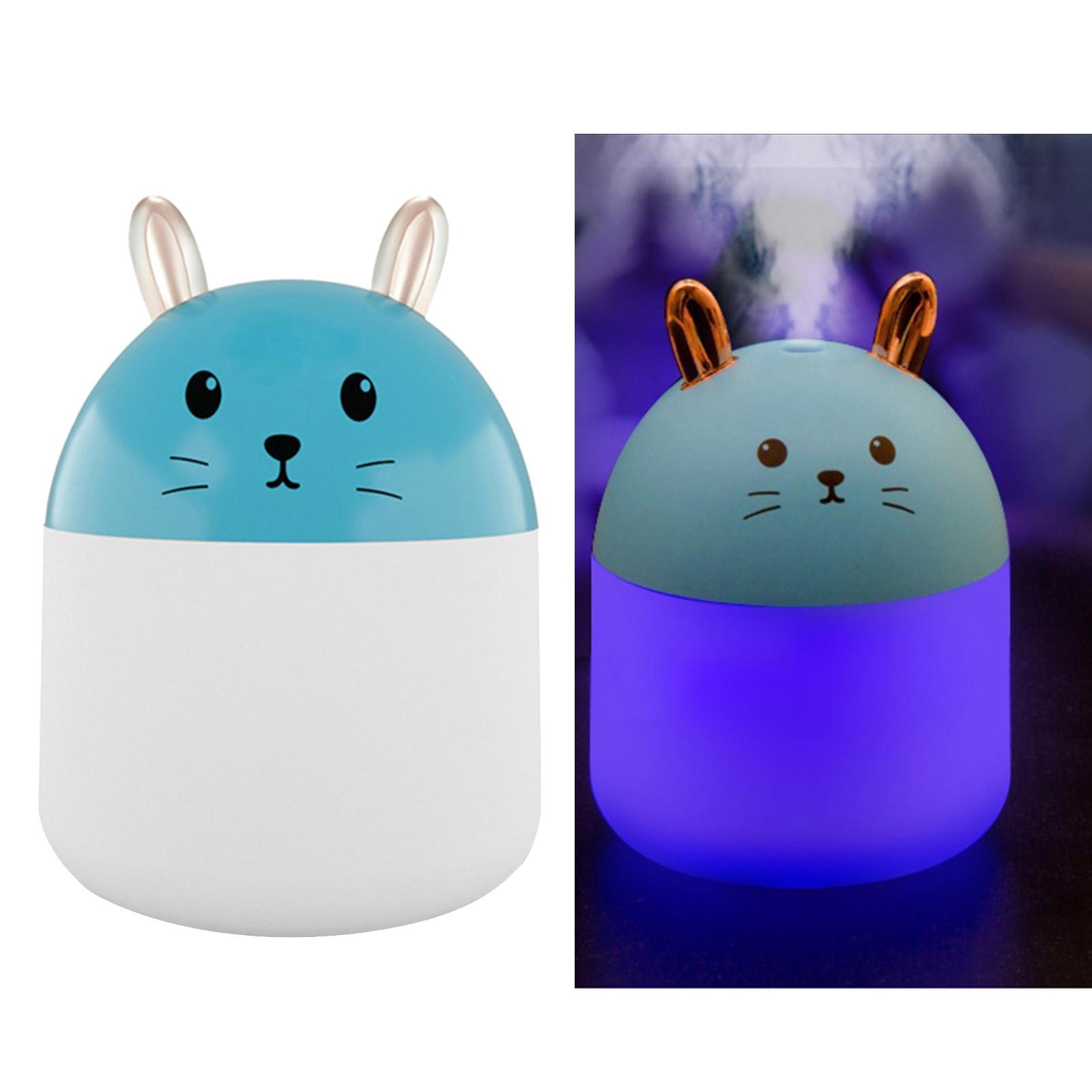 Wireless Humidifier Micro USB W/ 250ml Water Tank w/ Cotton Filter Sticks