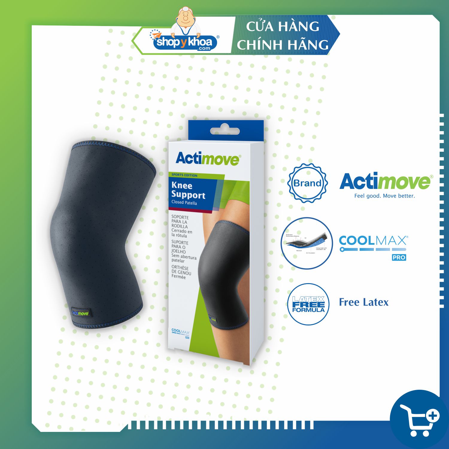 Bó gối thể thao 75586-SPO Actimove Knee Support