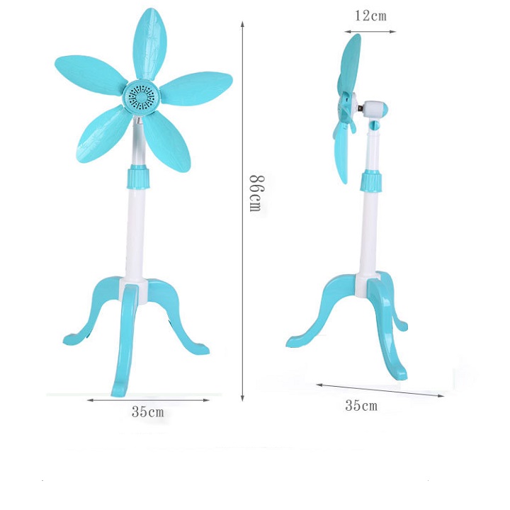 Quạt siêu mát cánh nhựa an toàn cho bé-màu ngẫu nhiên