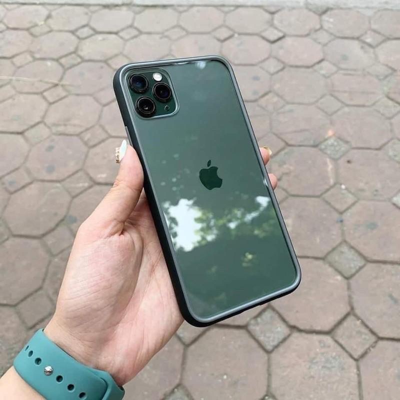 Ốp lưng Trong Suốt Viền Màu Sexy Likgus CHỐNG Ố dành cho iphone - hàng chính hãng
