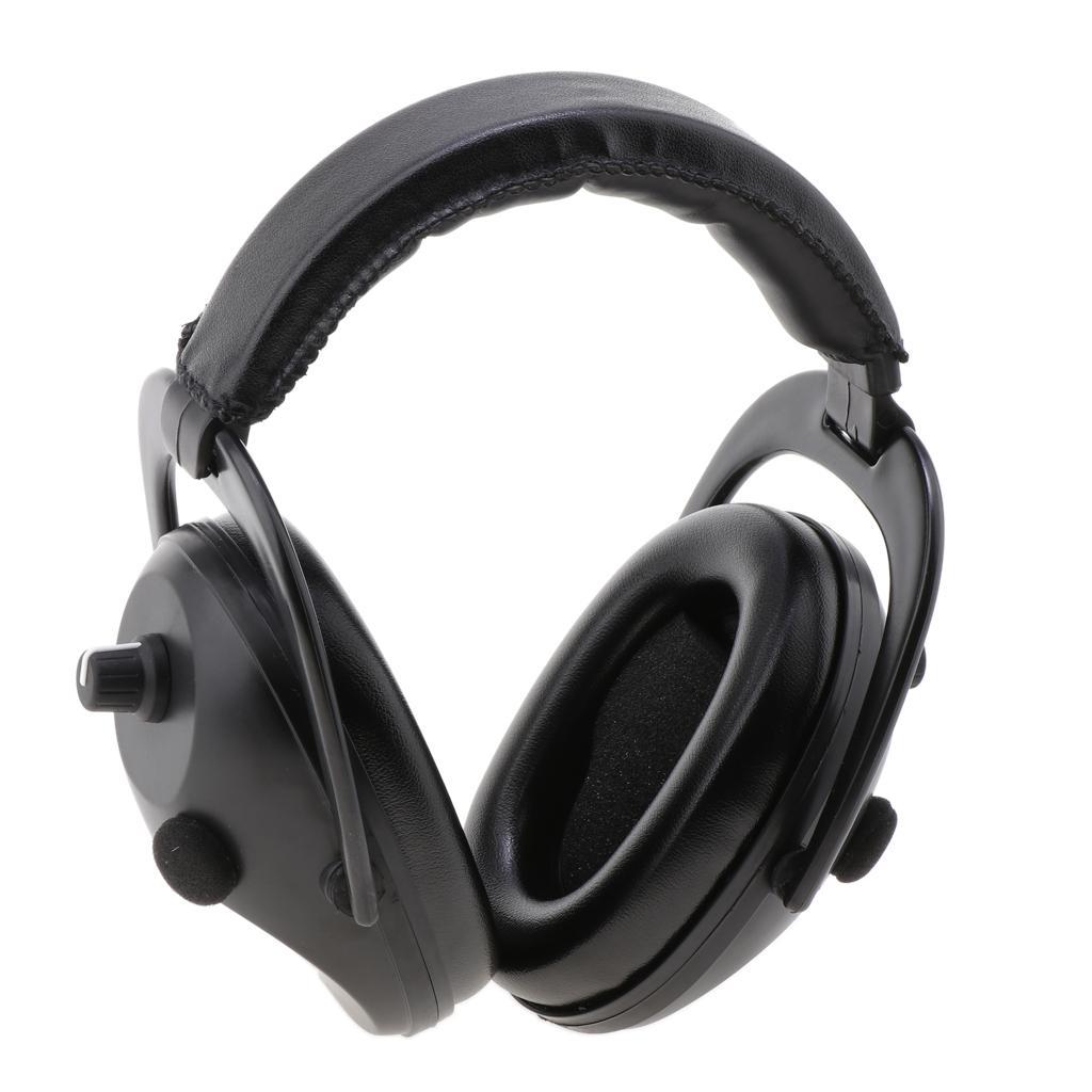 Electronic Shooting Earmuff, Professional Sound Amplification Noise Protection Ear Muffs, NRR 22 dB Great for Men Women Shooting and Hunting
