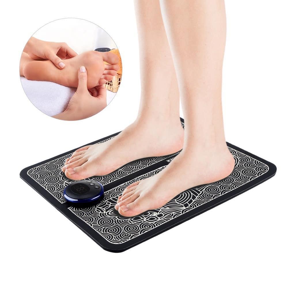 THẢM MASSGE CHÂN THƯ GIẢN - MÁY MASSAGE CHÂN MÔ PHỎNG CƠ EMS THÚC ĐẨY LƯU THÔNG MÁU , GIẢM ĐAU MỎI , CẢI THIỆN GIẤC NGỦ