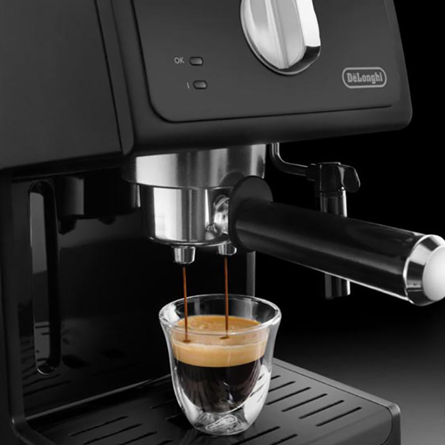 Máy Pha Cà Phê Espresso Delonghi ECP31.21 (1100W) - Đen - Hàng Chính Hãng