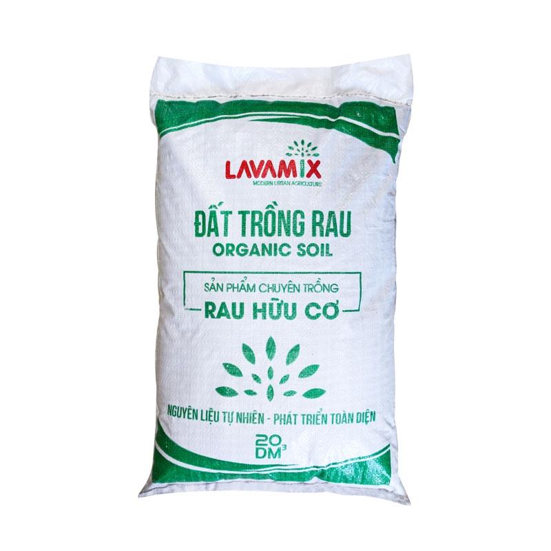 Đất trồng Rau Lavamix bao 20dm3 khoảng 9.5kg